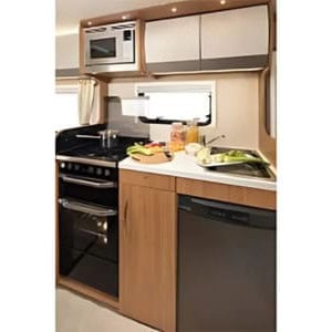 DNZ Deluxe S_T Motorhome – 6 Berth Kitchen