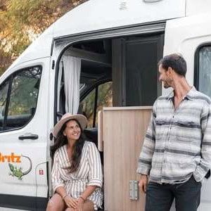 Britz HiTop Campervan – 2 Berth Exterior Side