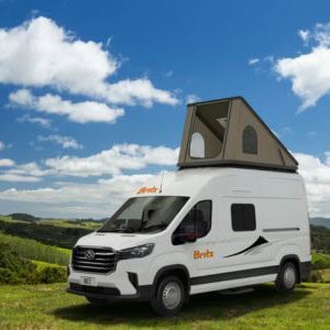 Britz Voyager Camper – 4 Berth Exterior Side 1