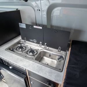Britz Voyager Camper – 4 Berth Kitchen Sink