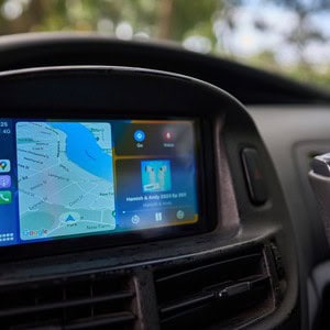 Jucy Chilld Cloudbreak 2 Berth NZ Interior Dashboard Navigation Screen