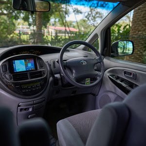 Jucy Chilld Cloudbreak 2 Berth NZ Interior Dashboard Steering Wheel