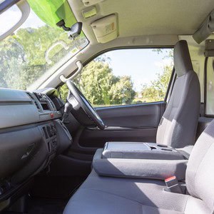 Jucy Chilld Sunseeker 4 Berth NZ Interior Dashboard Steering Wheel