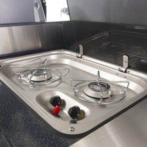 Jucy Chilld Sunseeker 4 Berth NZ Interior Kitchen Stovetop Sink 2