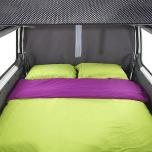 Jucy Chilld Sunseeker 4 Berth NZ Interior Overhead Bed Configuration