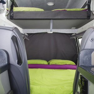 Jucy Chilld Sunseeker 4 Berth NZ Interior Rear Queen Bed 2