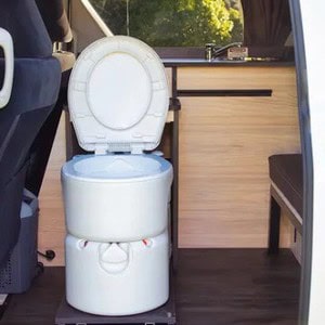 KO Sleepervan – 2 Berth NZ Interior Portable Toilet