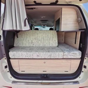 KO Sleepervan – 2 Berth NZ Interior Rear Bed Tailgate View