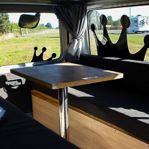 EC COMPACT – 2 Berth NZ Interior Dinette Table Seats 2