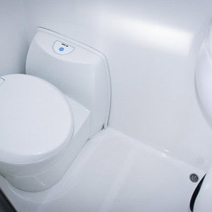 EC Compact Motorhome – 2 Berth NZ Interior Bathroom Toilet Sink