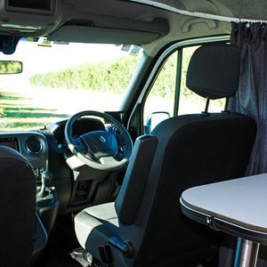 EC Compact Motorhome – 2 Berth NZ Interior Dashboard Steering Wheel