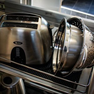 EC Compact Motorhome – 2 Berth NZ Interior Kitchen Toaster Colander