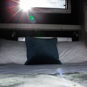 EC Compact Motorhome – 2 Berth NZ Interior Rear Queen Bed