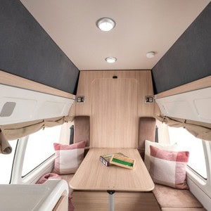 EC Hitop – 4 Berth NZ Interior Dinette Table Seats