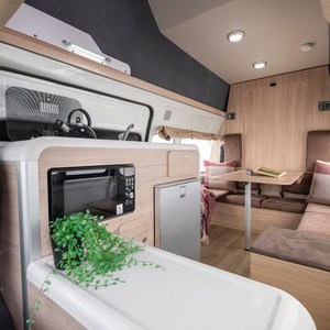 EC Hitop – 4 Berth NZ Interior Kitchen Dinette Area