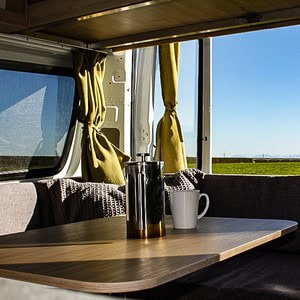 EC Motorhome – 2+1 Berth NZ Interior Dinette Table Seats 2