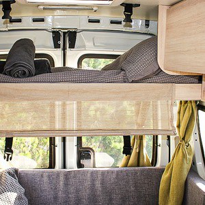 EC Motorhome – 2+1 Berth NZ Interior Overhead Bed Storage
