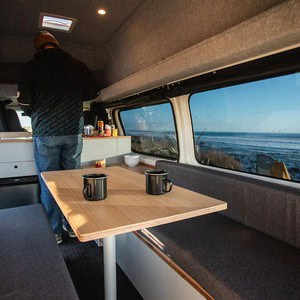 The Big One – 3 Berth NZ Interior Dinette Table Seats