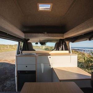 The Big One – 3 Berth NZ Interior Kitchen Dinette Area
