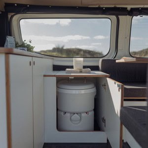 The Little One – 2 Berth NZ Interior Bathroom Toilet Area