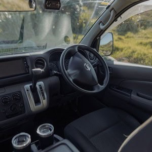 The Little One – 2 Berth NZ Interior Dashboard Steering Wheel