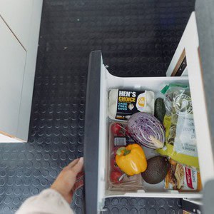 The Little One – 2 Berth NZ Interior Kitchen Drawer Storage