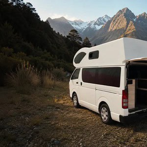 VB Hitop – 4 Berth NZ Exterior Alpine Rear View