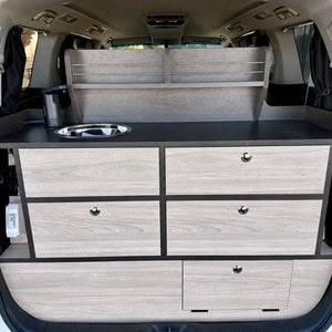 VB Low Top – 2 Berth Exterior Rear Kitchen Storage