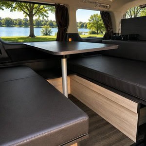 VB Low Top – 2 Berth Interior Dinette Side View