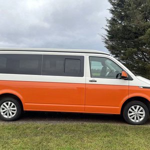 SP Cosmo VW 3 Berth NZ Exterior Orange Passenger Side Profile
