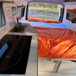 SP Cosmo VW 3 Berth NZ Interior Kitchen And Lower Bed
