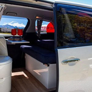 SP Sigma 2 Berth NZ Interior Table And Cassette Toilet