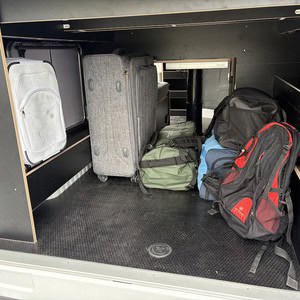 WKC OR Rear Garage Packed Luggage
